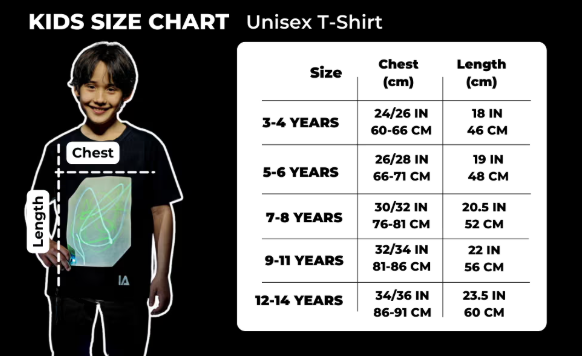 Interactive Glow In The Dark T-Shirt unicorn 5-6 ετών