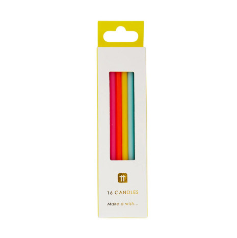 Κεριά rainbow 16τμχ