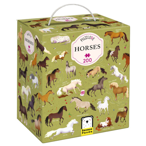 Παζλ “Puzzlove Horses” 200 τμχ