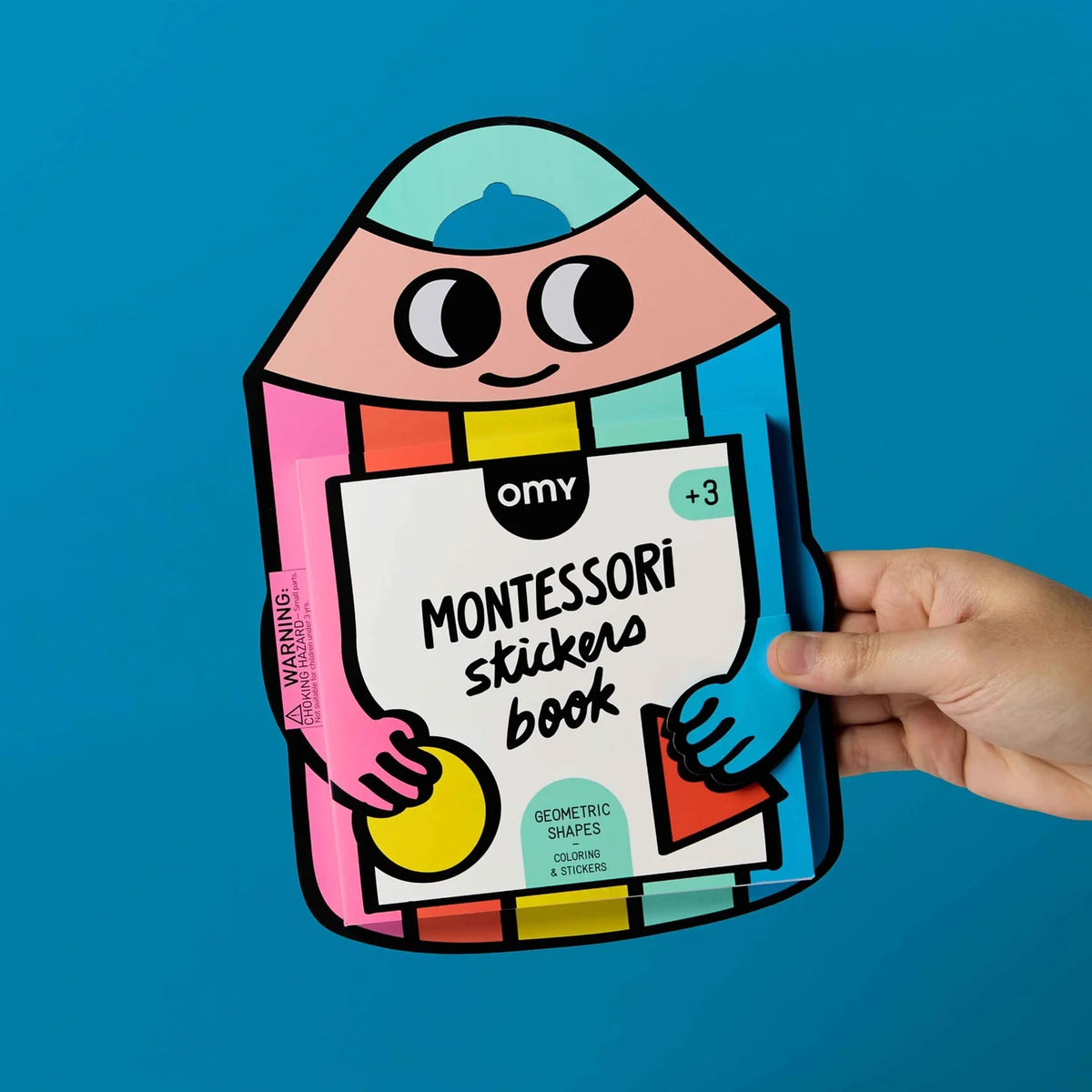 Βιβλίο Montessori με Αυτοκόλλητα - Γεωμετρικά Σχήματα