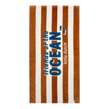 Πετσέτα Θαλάσσης Ocean World Brown Stripe