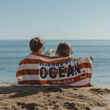 Πετσέτα Θαλάσσης Ocean World Brown Stripe