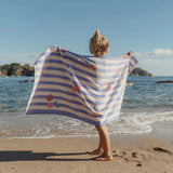Πετσέτα Θαλάσσης Dreamy Purple Stripes