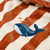 Πόντσο παραλίας Ocean World Brown Stripe