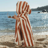 Πόντσο παραλίας Ocean World Brown Stripe