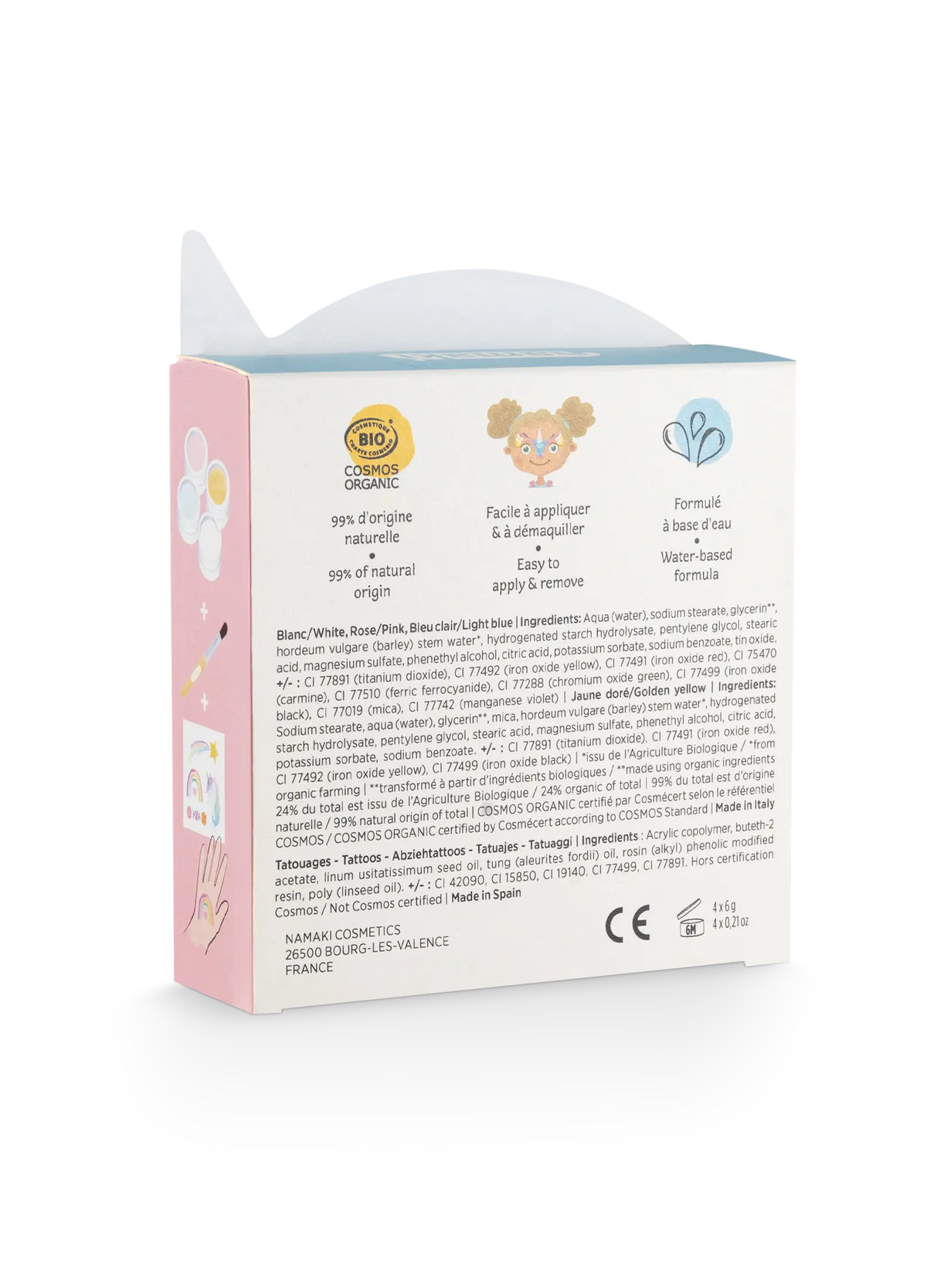 Σετ 4 χρώματα Face Painting Unicorn