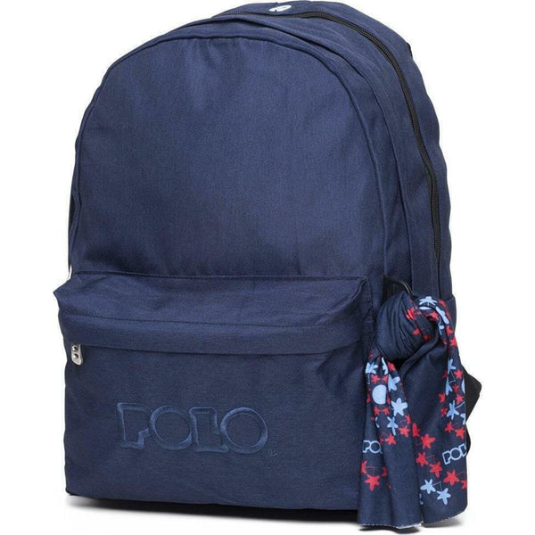 Τσάντα πλάτης polo original double scarf μπλε σκούρο