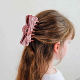Κλάμερ μαλλιών με βελούδινο φιόγκο