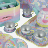 Σετ τσαγιού σε βαλιτσάκι γοργόνες και μονόκεροι