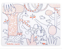 Colouring mat zoo