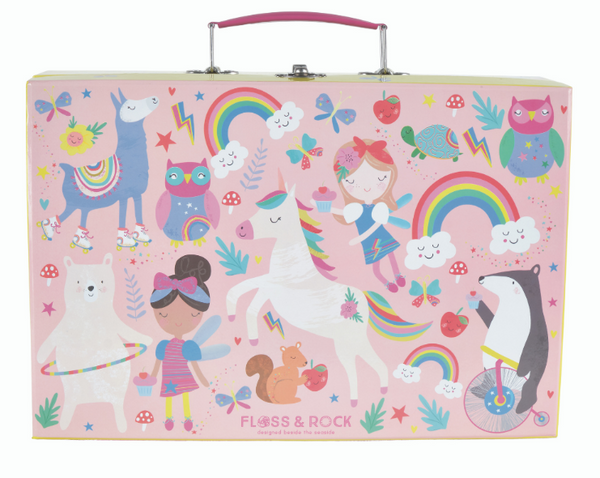 Σετ κουζινικά σε βαλιτσάκι ουράνιο τόξο