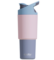 Παγούρι ανοξείδωτο με καλαμάκι pastel pink