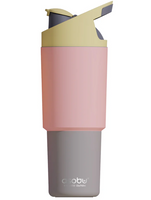 Παγούρι ανοξείδωτο με καλαμάκι pastel peach