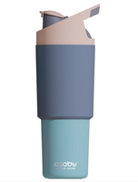 Παγούρι ανοξείδωτο με καλαμάκι pastel blue