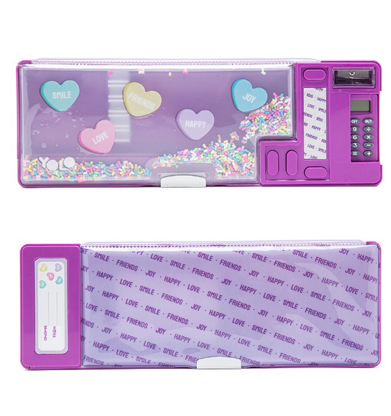 Κασετίνα retro hearts with sprinkles