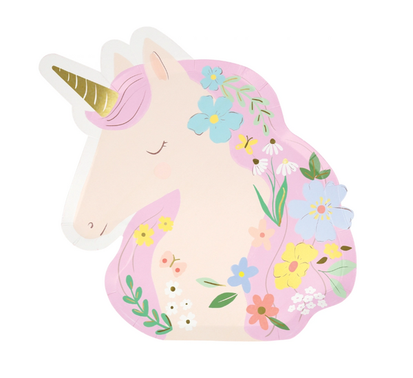 Πιάτα meadow unicorns 8τμχ