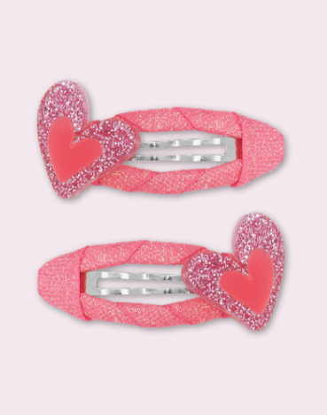 Hair clips καρδιές
