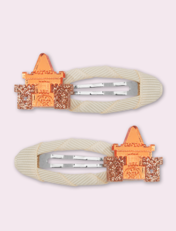 Hair clips sandcastle