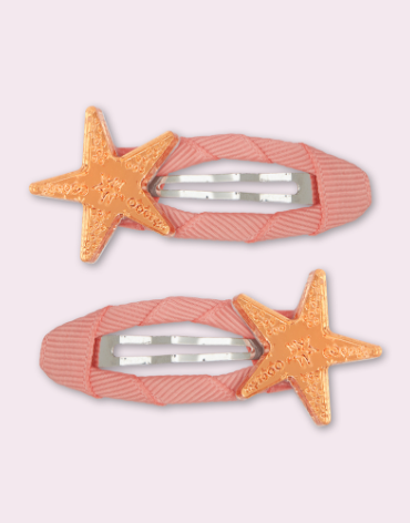 Hair clips starfish