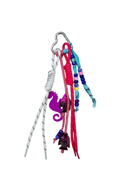 Bag charm seahorse