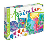 Χρωματίζω με ακουαρέλα glow in the dark μονόκεροι