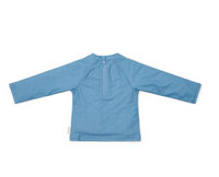Μπλουζάκι μακρυμάνικο με προστασία UV ocean blue 6-12 μηνών