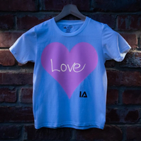 Interactive Glow In The Dark T-Shirt love heart  9-11 ετών