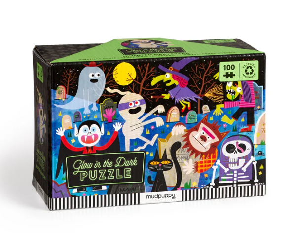 Παζλ 100 τεμαχίων glow in the dark φαντασματάκια