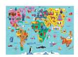 Παζλ 78 τεμαχίων map of the world