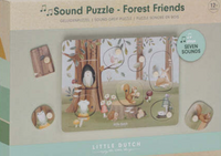 Ξύλινο παζλ με ήχους Forest Friends