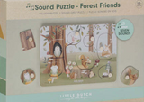 Ξύλινο παζλ με ήχους Forest Friends