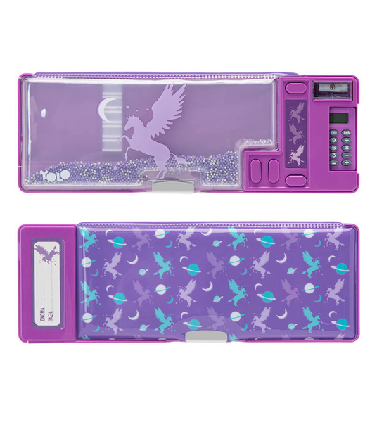 Retro κασετίνα purple pegasus