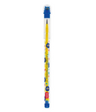 Stackable pencil with eraser monster