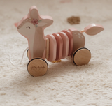 Ξύλινη τρεχαλίτσα κινούμενο ελαφάκι Fairy Garden Little Dutch