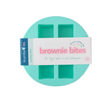 Φόρμα σιλικόνης στρογγυλή brownie bites γαλάζιο