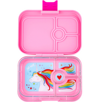 Φαγητοδοχείο yumbox panino με 4 χωρίσματα unicorn