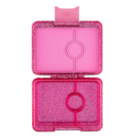 Φαγητοδοχείο yumbox snack με 3 χωρίσματα glitter pink