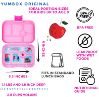 Φαγητοδοχείο yumbox original με 6 χωρίσματα