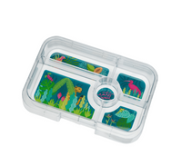 Φαγητοδοχείο yumbox tapas με 5 χωρίσματα jungle tray