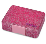 Φαγητοδοχείο yumbox snack με 3 χωρίσματα glitter pink