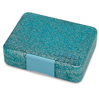 Φαγητοδοχείο yumbox snack με 3 χωρίσματα glitter blue