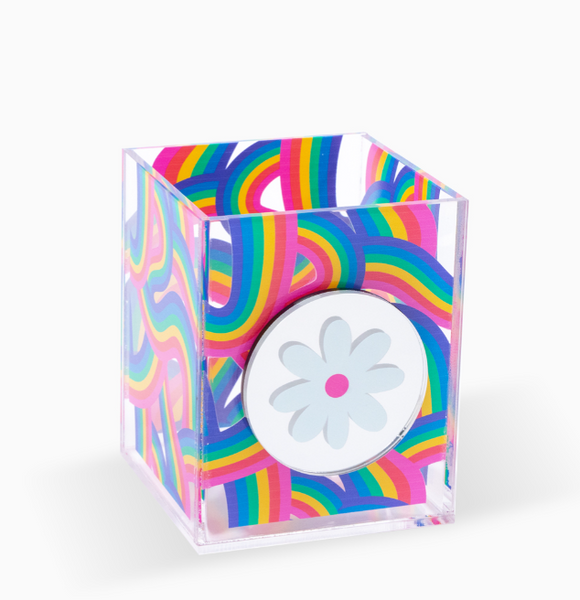 Pencil box self rainbow