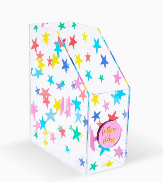 Paper organizer folder stars