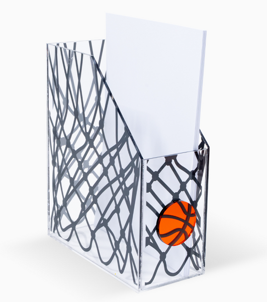 Paper organizer folder basket