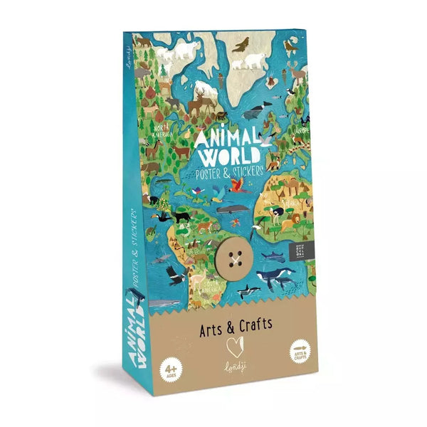 Londji - Ο κόσμος των ζώων: Αυτοκόλλητα , Poster & Stickers