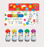 5 Χρώματα ζωγραφικής: Dot markers