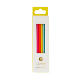 Κεριά rainbow 16τμχ