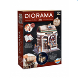 DIY 3D Ξύλινη Κατασκευή "Bookstore"