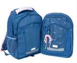 Τσάντα πλάτης δημοτικού Yolo Denim Bow 2in1