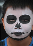 Σετ 3 χρώματα face painting pumpkin & skeleton